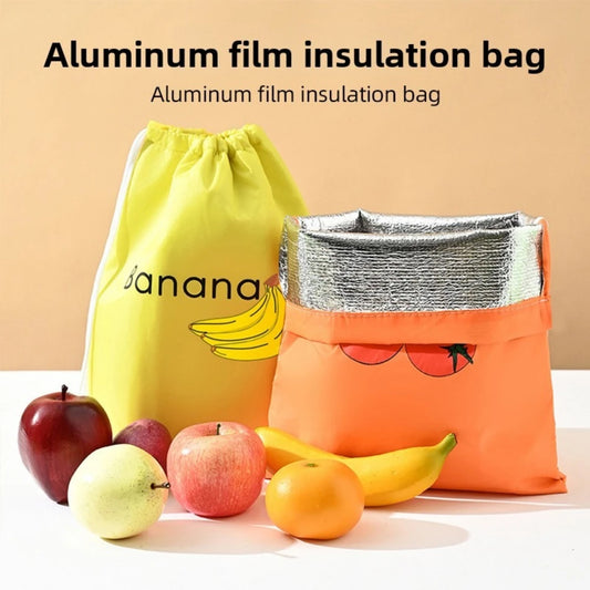 Reusable Banana Freshness Storage Bag Aluminum Foil Drawstring