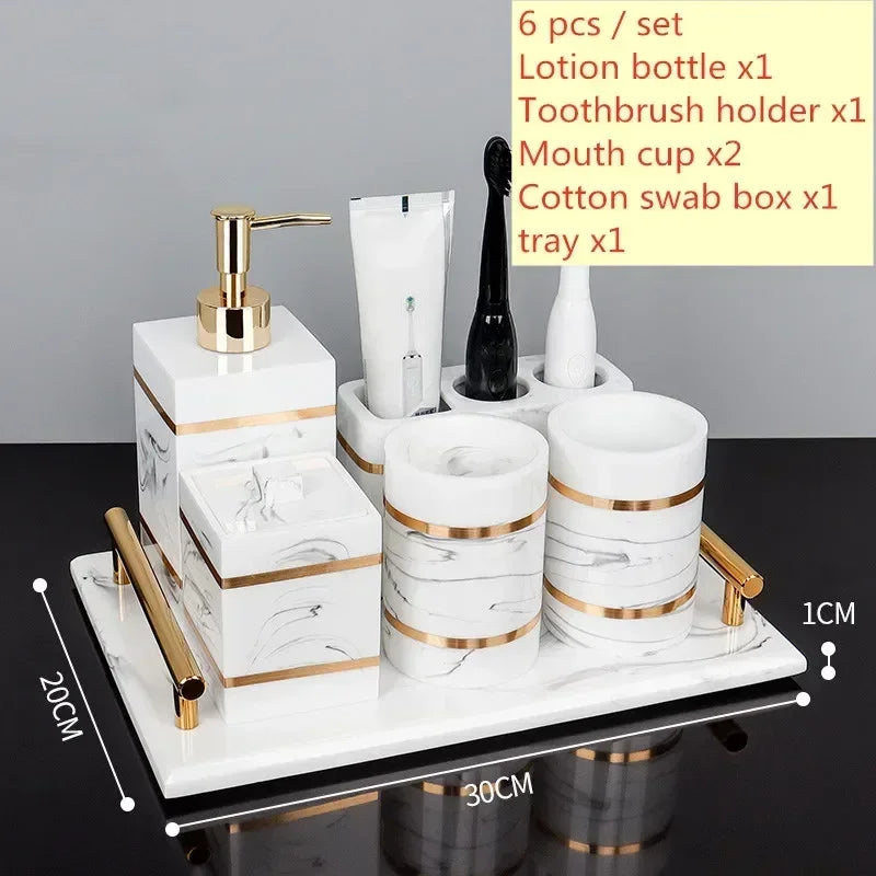 Nordic Natural Resin Lotion Bottle Mouth Cup Soap
