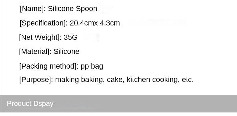 Silicone Spoon Integrated Rice Spoon Multicolor Silica Gel