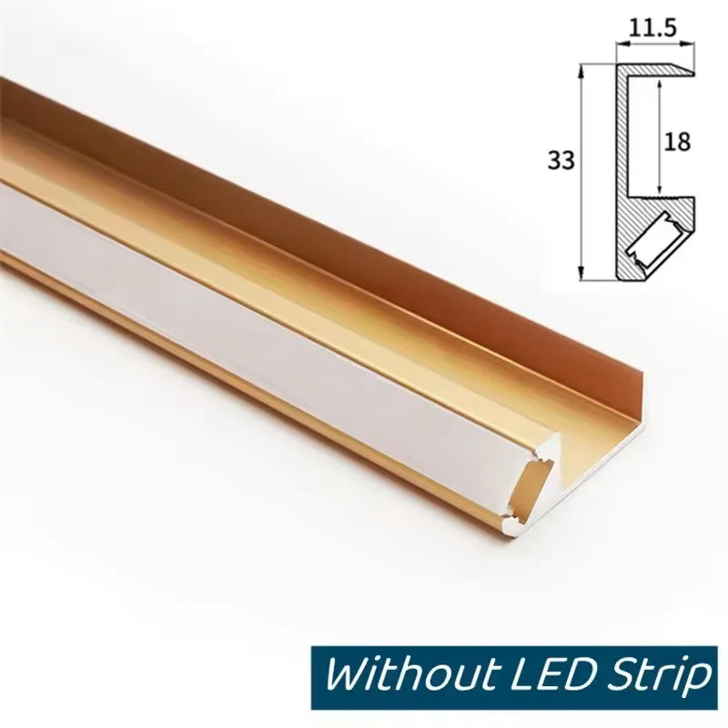 Led Cabinet Shelf Light 45 Lighting Recessed Aluminum