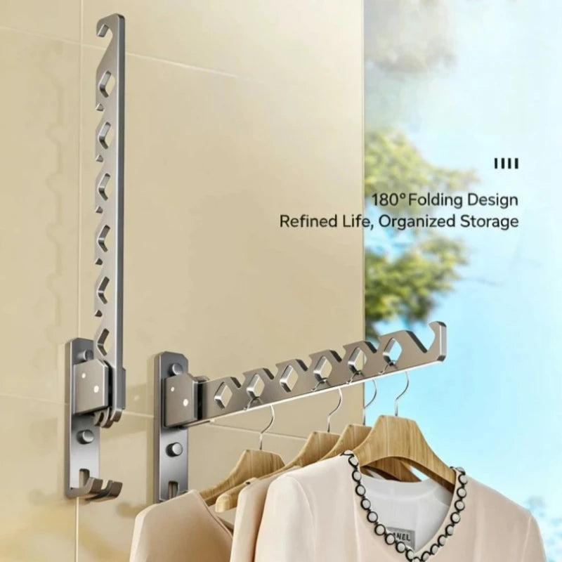 Clothes Drying Rack Collapsible Adjustable Angle Clothes Hanger