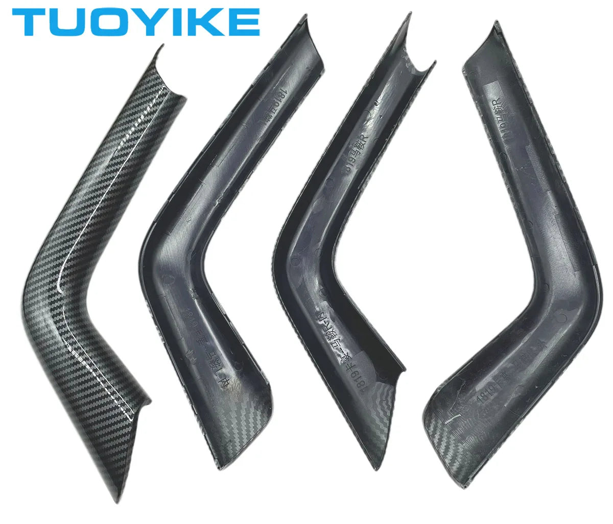 Car Abs Carbon Fiber Interior Door Pull Handle