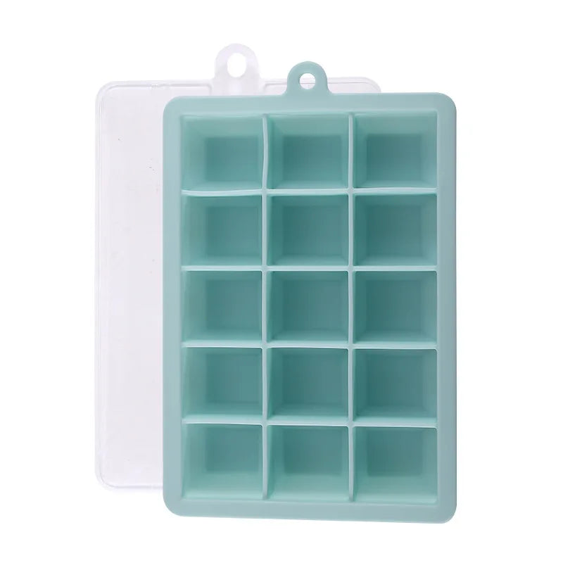 15 Grid Ice Tray Mold Box Silicone Ice