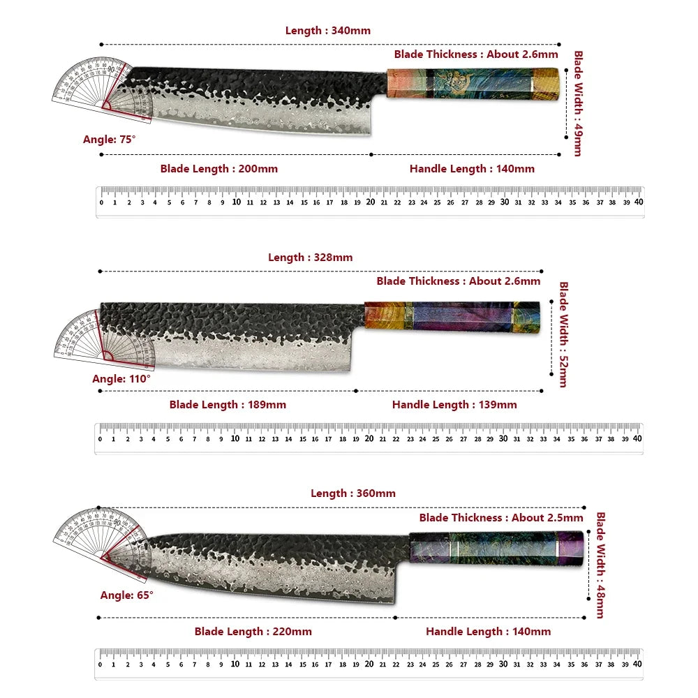 Knives Hand Forged 67 Layers Damascus Steel Japanese