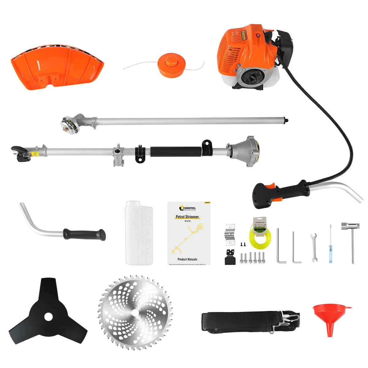 Conentool 52cc Petrol Lawn Mower In Petrol Trimmer