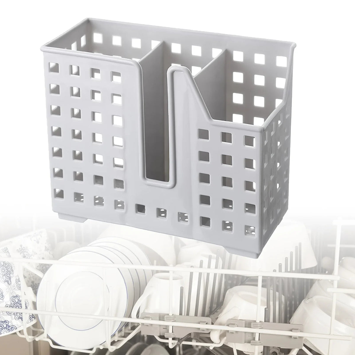 1pc Dish Rack Dishwasher Wall-Mounted Chopsticks Straw Storage