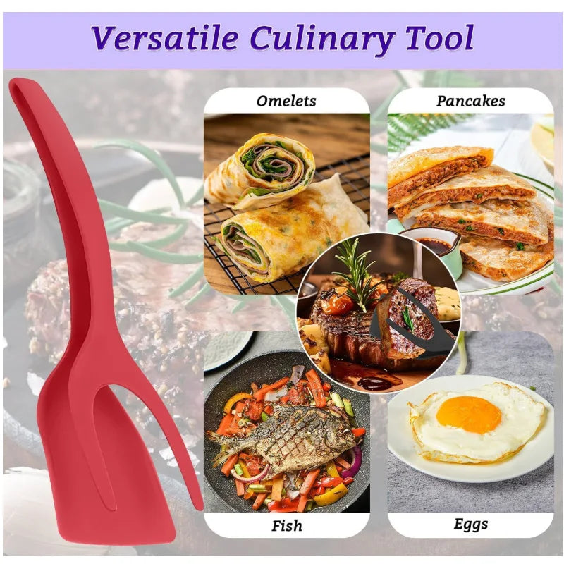 In Spatula Tongs Egg Steak Toast Ham Fried