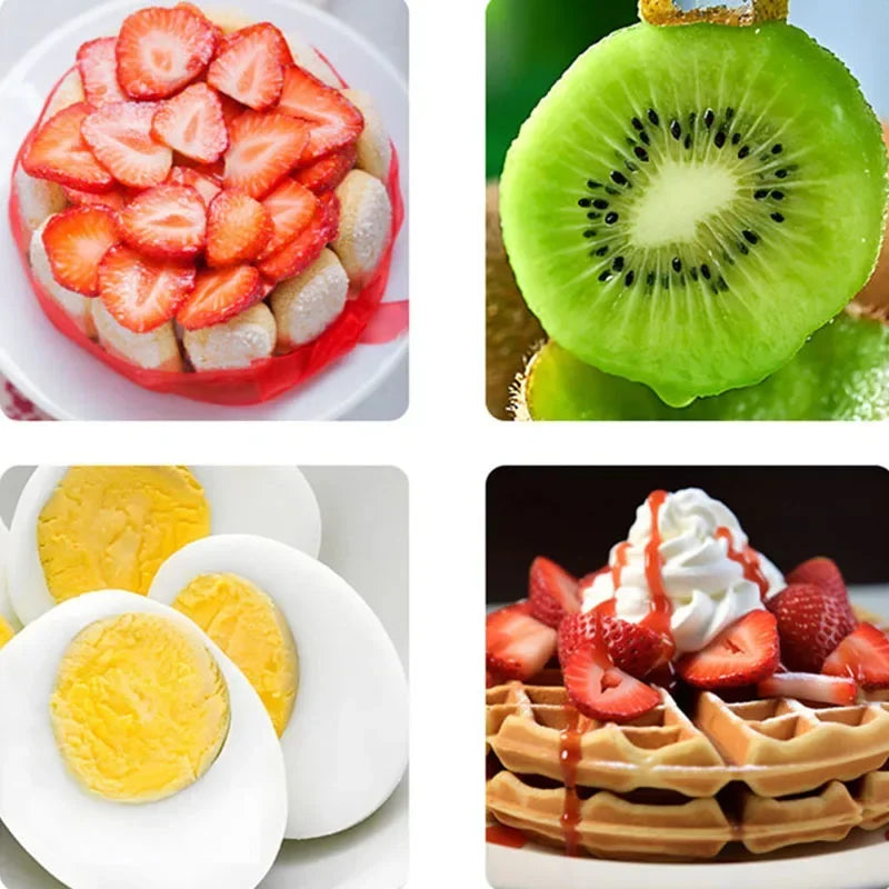 Strawberry Slicer Kiwi Cutter Egg Slicer Strawberry Huller