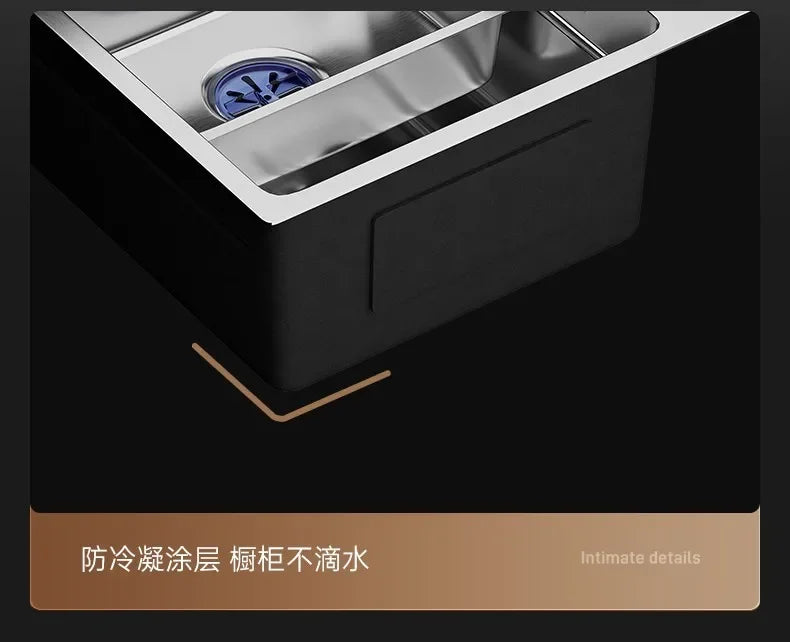 Nano 304 Stainless Steel Sink Waterfall Large Slot
