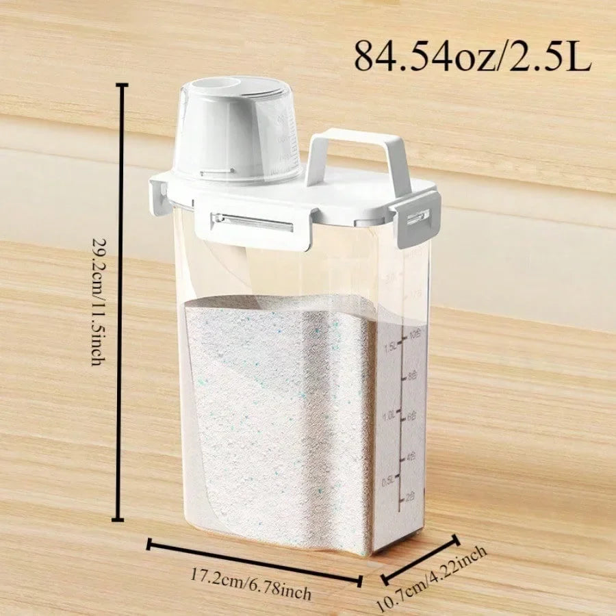 5l Covered Moisture-Proof Sealed Storage Container - Used