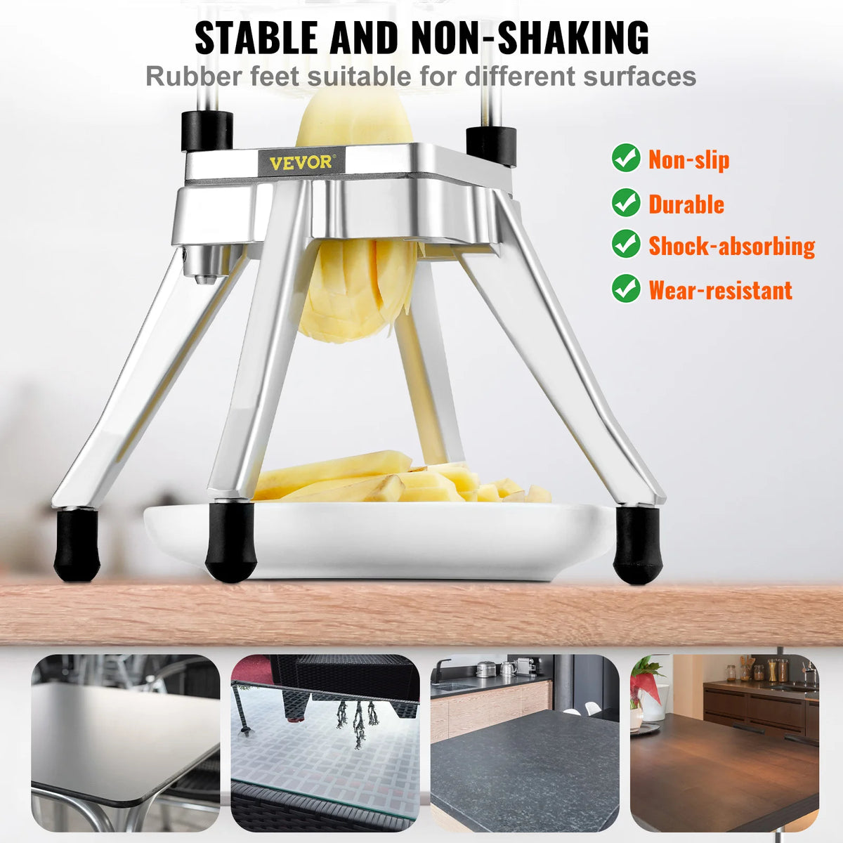 Succebuy Commercial Vegetable Fruit Dicer Cutter Potato Slicer
