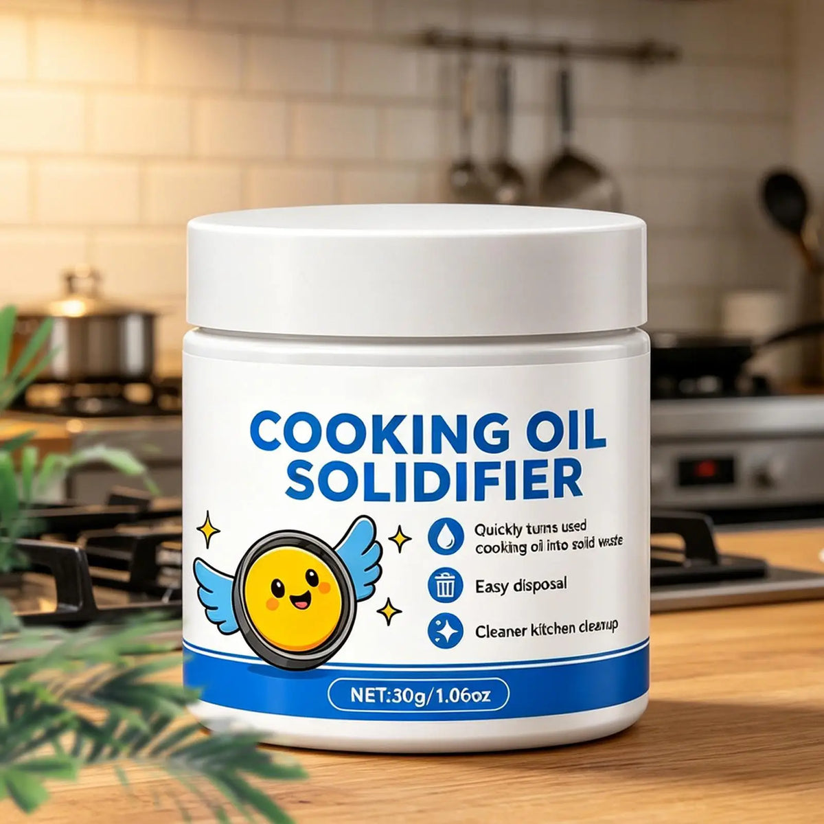 30ml Natural Oil Solidifier Powder Grease Cleaner Disposal