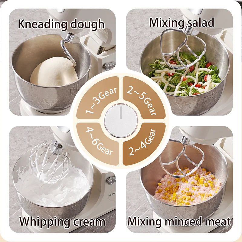 Sunatur 8l Stand Mixer 2000w Stainless Steel Bowl