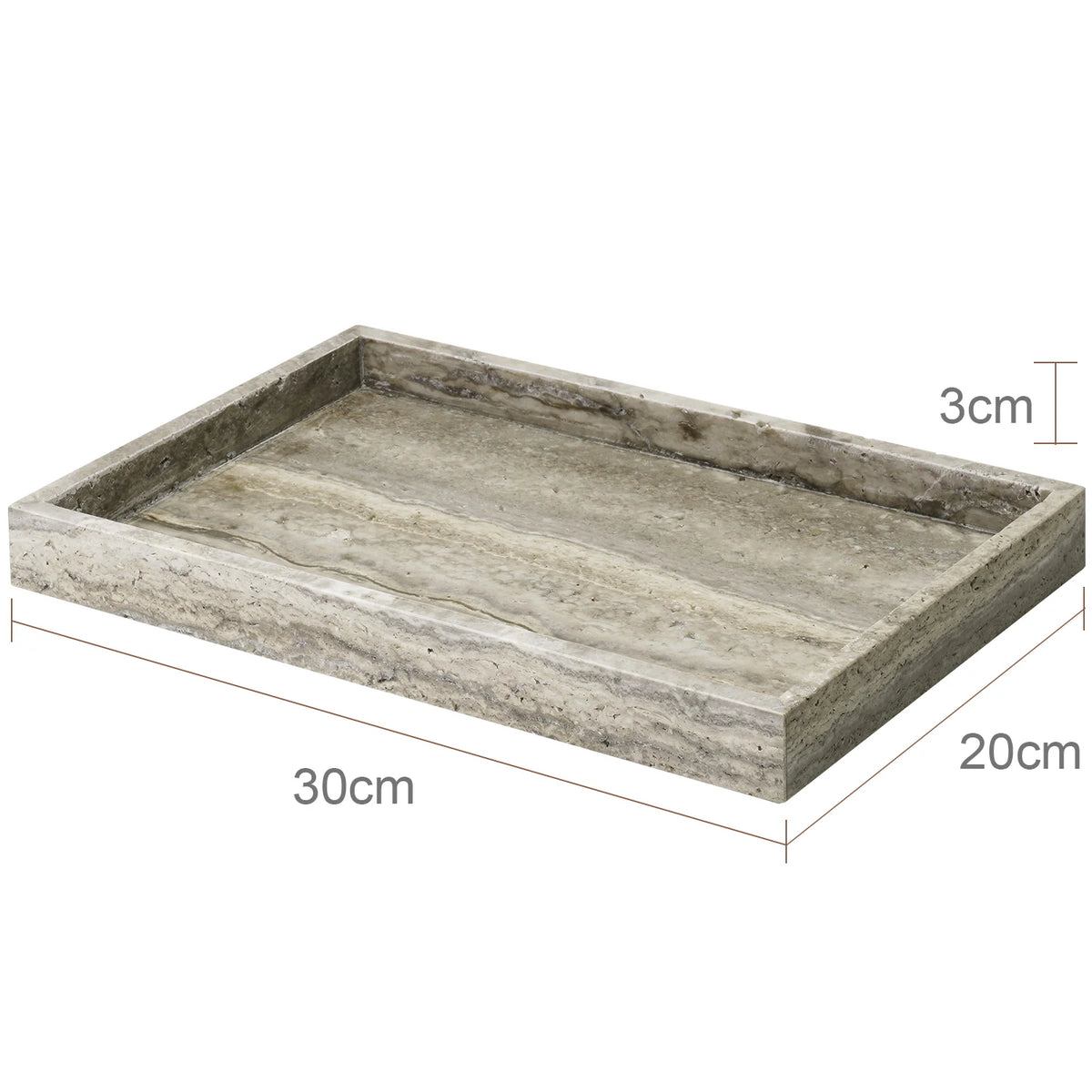 Grigio Travertino Bathroom Sets Vintage Marble Soap Holder