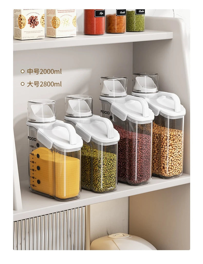 Airtight Food Storage Containers Cereal Dispenser Cereal