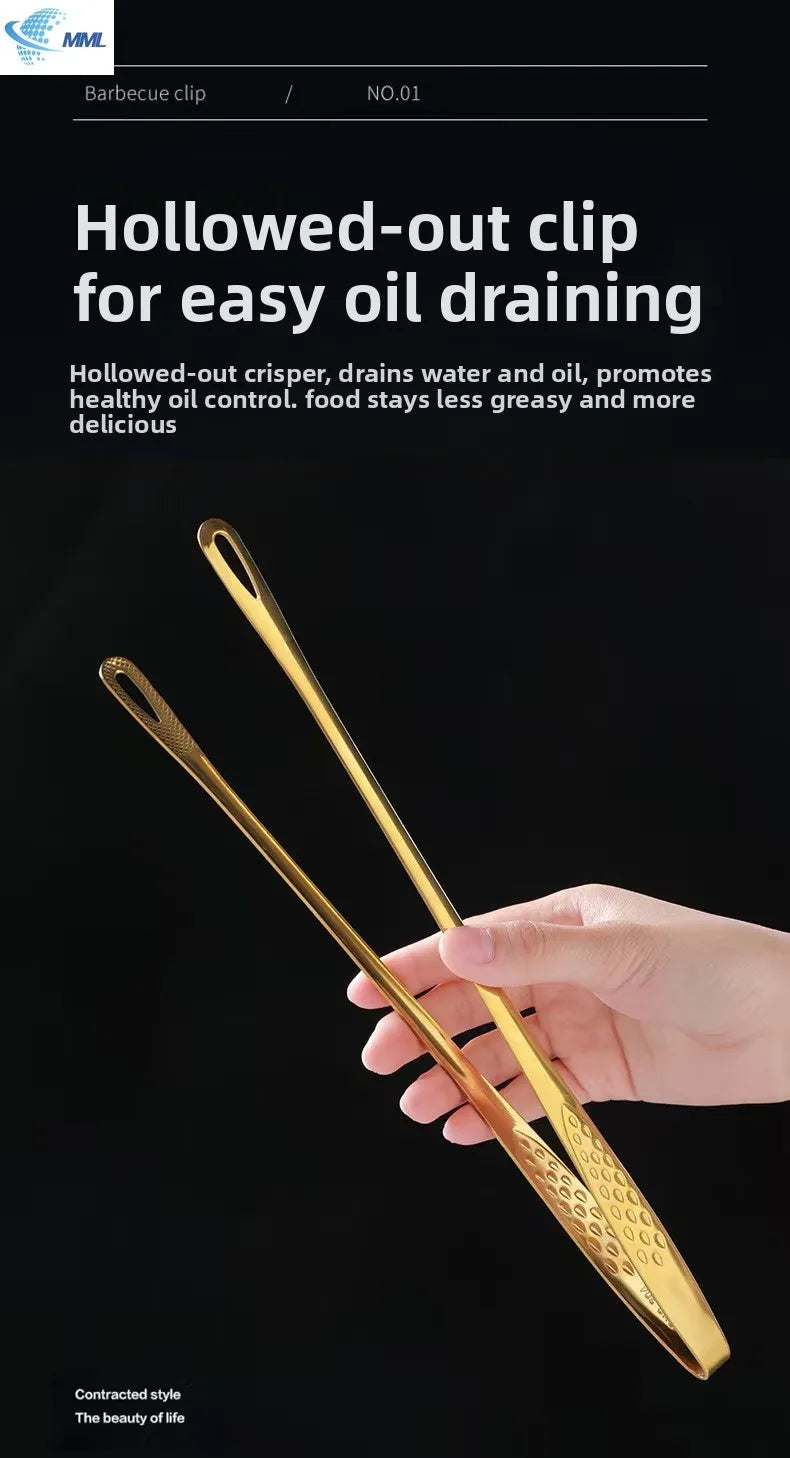 Stainless Steel Bbq Tongs Food Tongs Bbq Steak
