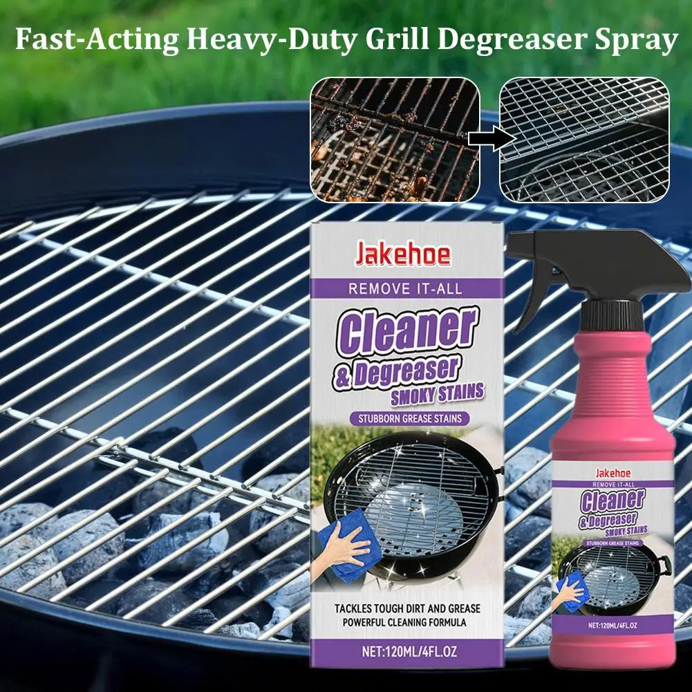 1/2/3pcs Barbecue Grill Cleaner Heavy Duty Grease Degreaser
