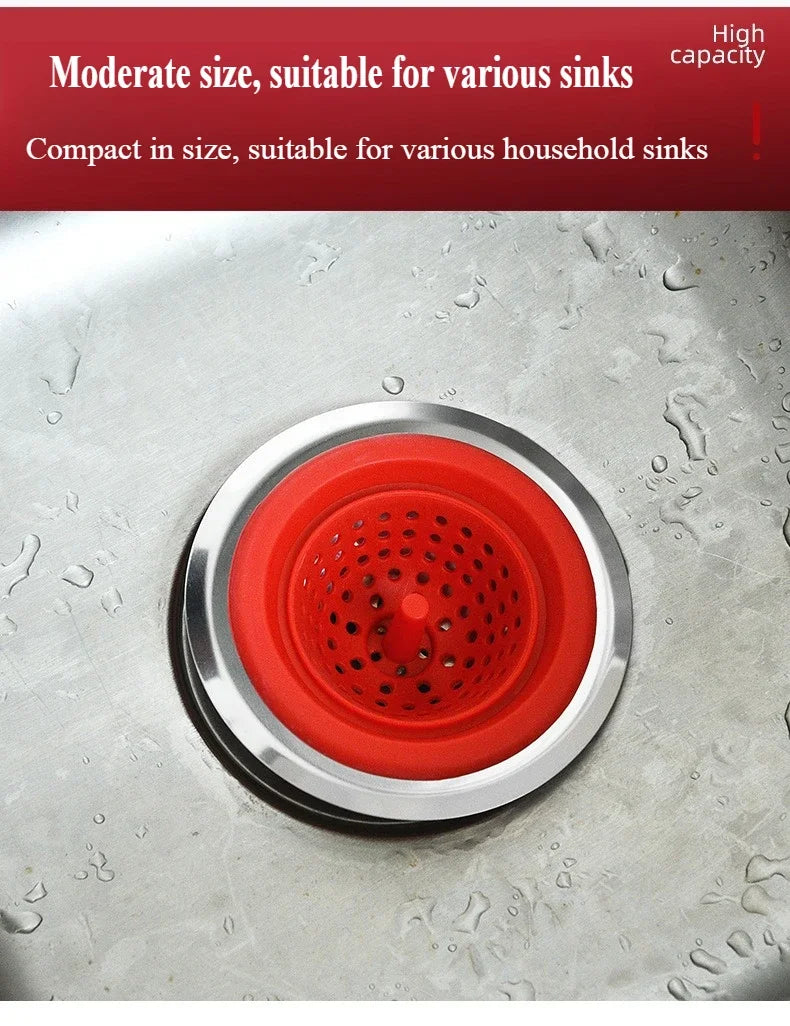 Silicone Floor Drain Drains Filter Screen Anti Clogging