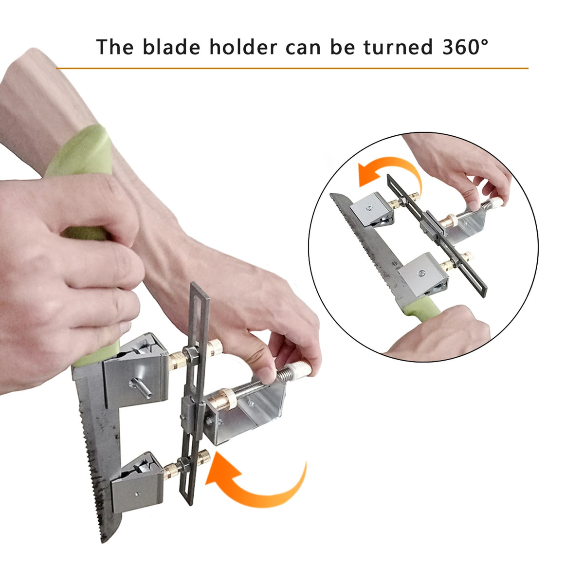 1pc Knife Sharpeners Metal 360 Degree Flip Clip