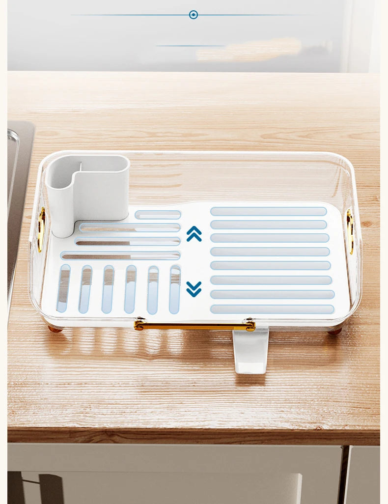 Luxury Dish Drying Rack Eco-Friendly Drainer Rack Drain
