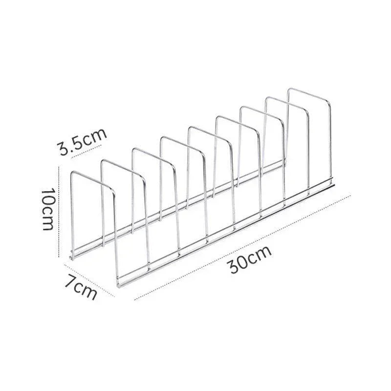 1pc Stainless Steel Dish Rack Dish Pan Plate