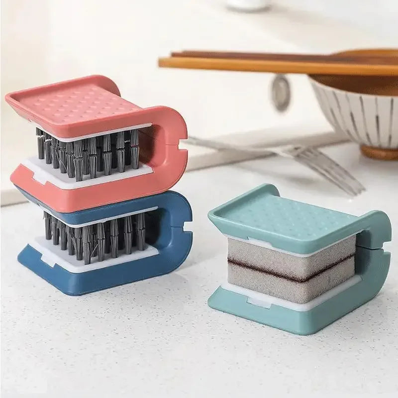 1pc Foldable Kitchenware Cleaning Brush U-Shaped Dinner Plate