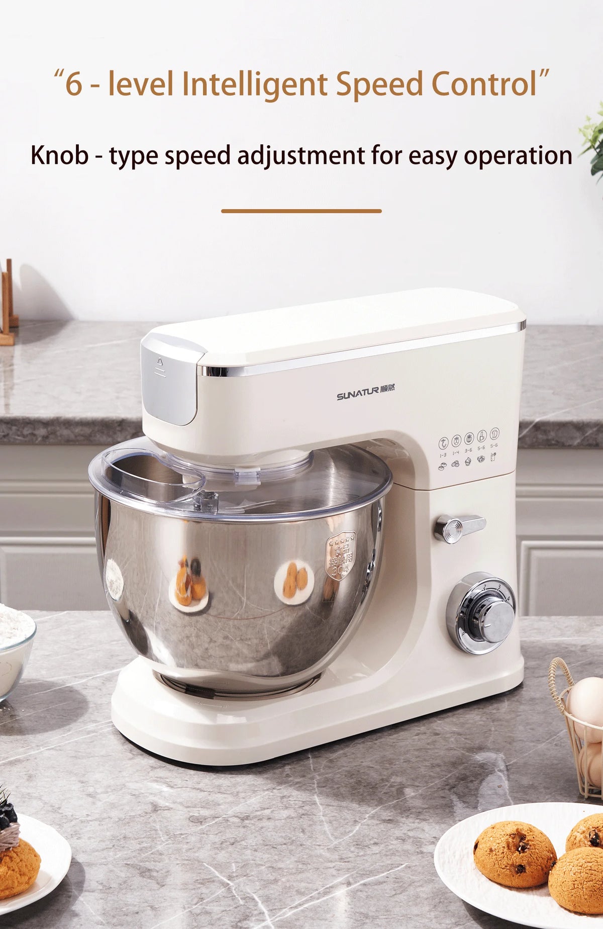 Sunatur 8l Stand Mixer Machine 2000w Electric Blender