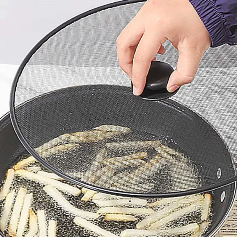 25/29/33cm Splash Proof Pan Lid Splatter Guard Fine