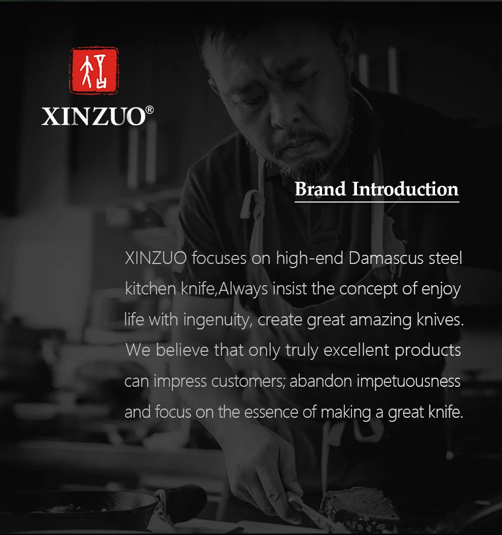 Xinzuo Inch Chef Knife German 4116 Steel Profesional