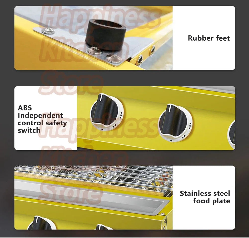 Commercial Bbq Grill Smokeless Lpg Barbecue Stove Grill