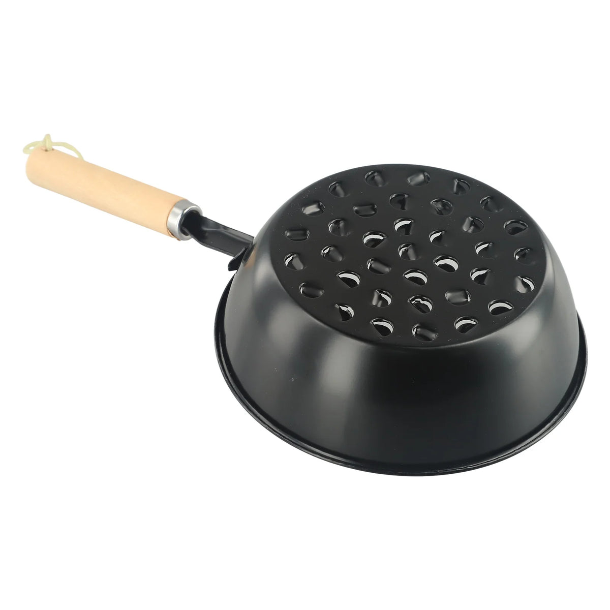 Charcoal Brazier Outdoor Camping Barbecue Brazier Wooden Handle