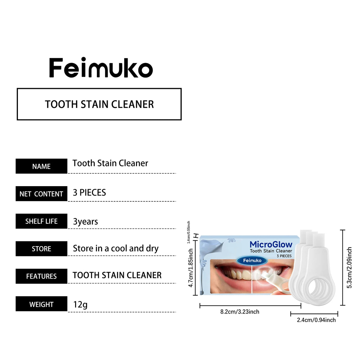 Dental Stain Remover Daily Teeth Cleaning To Reduce