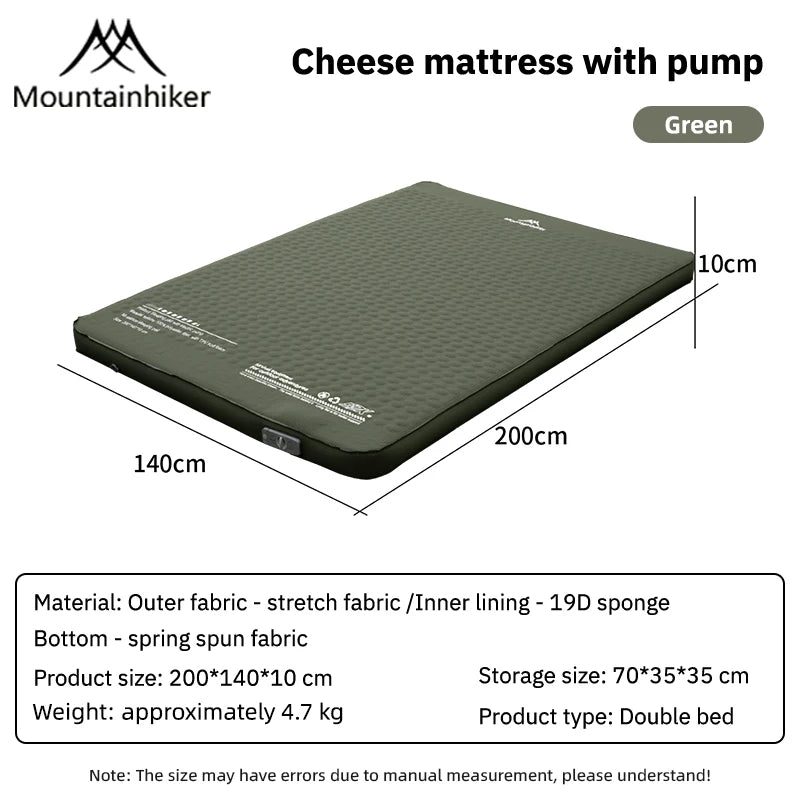 Mountainhiker Outdoor Inflatable Cheese Mattress Garden Special