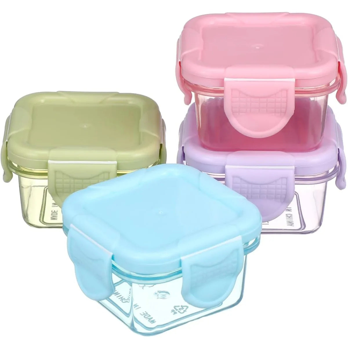 Food Storage Containers Airtight Lids Small Plastic Meal