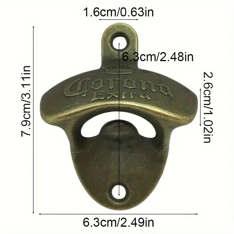 1/3pcs Corona Extra Wall Mounted Bottle Opener Screws