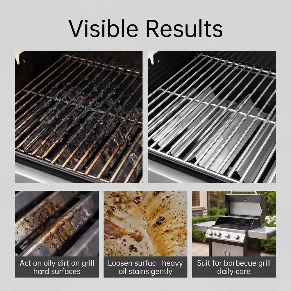 Bbq Grill Cleaner Degreaser Spray Powerful Formula Smoky