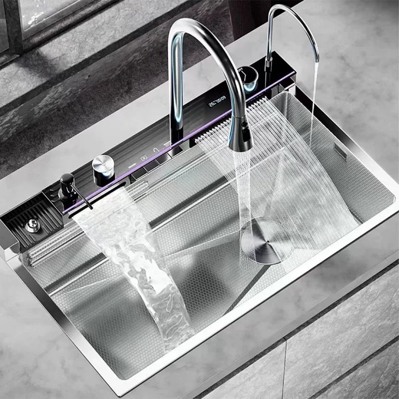 Multiple Styles Stainless Steel Sink Piano Key Digital