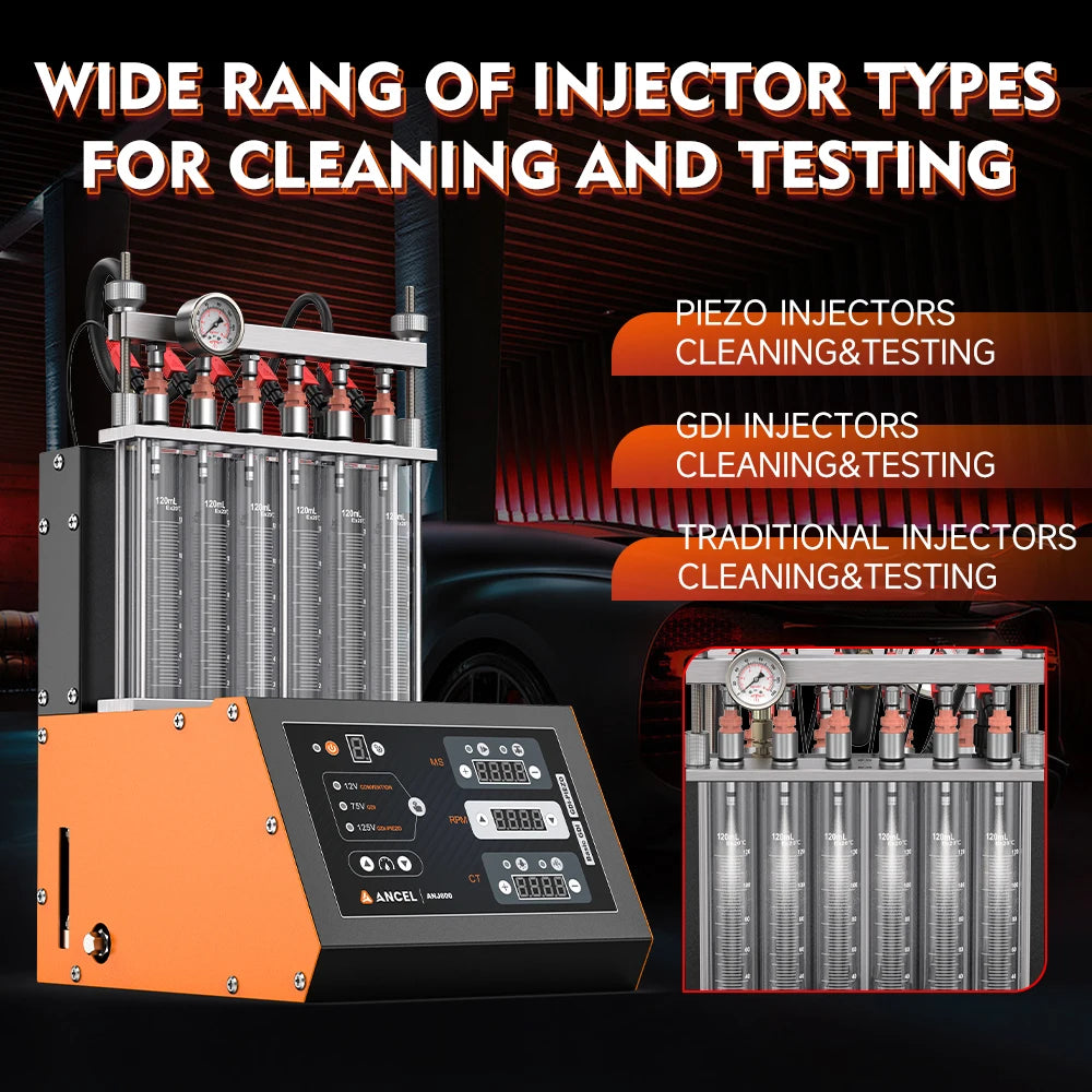 Ancel Anj600 6-Cylinder Gdi Piezo Efi Fsi Ultrasonic