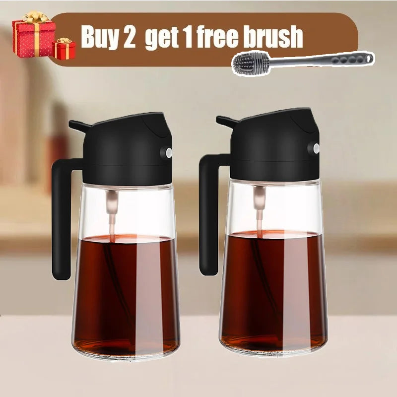 2pcs Oil Spray Dispenser Sprayer Pourer Oil Empty