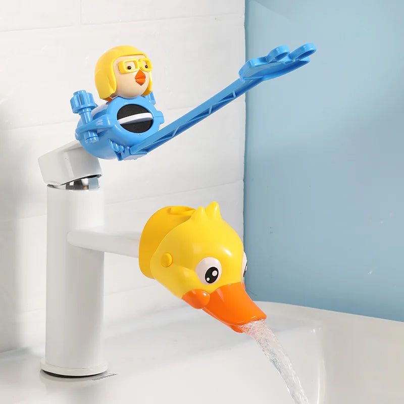 Children Cartoon Faucet Extender Bath Toys Kids Hand