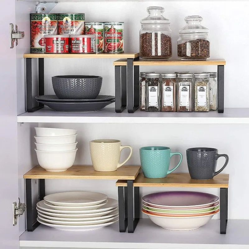 Space-Saving Countertop Organizer Office Closet Stackable Closet