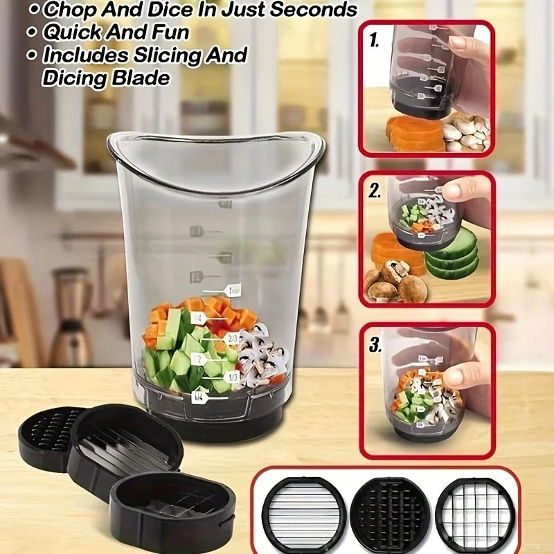 Vegetable Fruit Slicer Cup Multi-Function Easy Clean Food