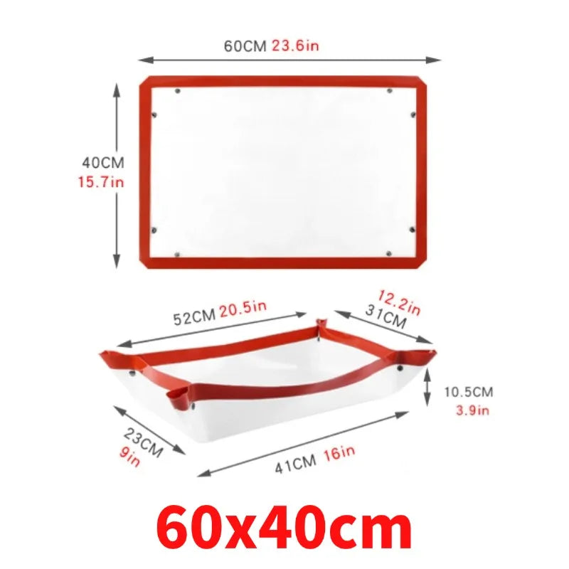 Silicone Baking Mat Kneading Pad Dough Mat Pizza