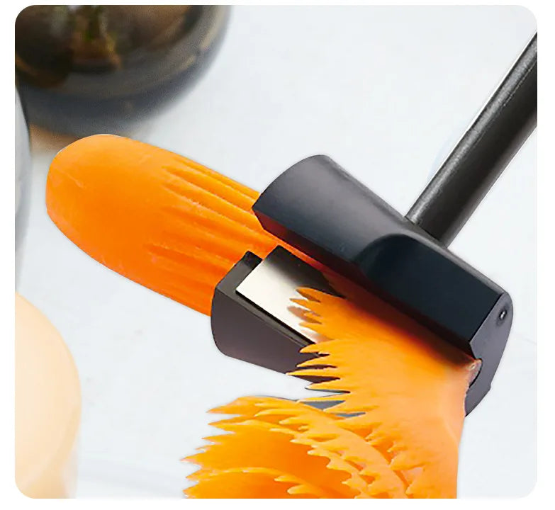 Vegetable Fruit Cutter Spiral Funnel Flower Shredder Peeler