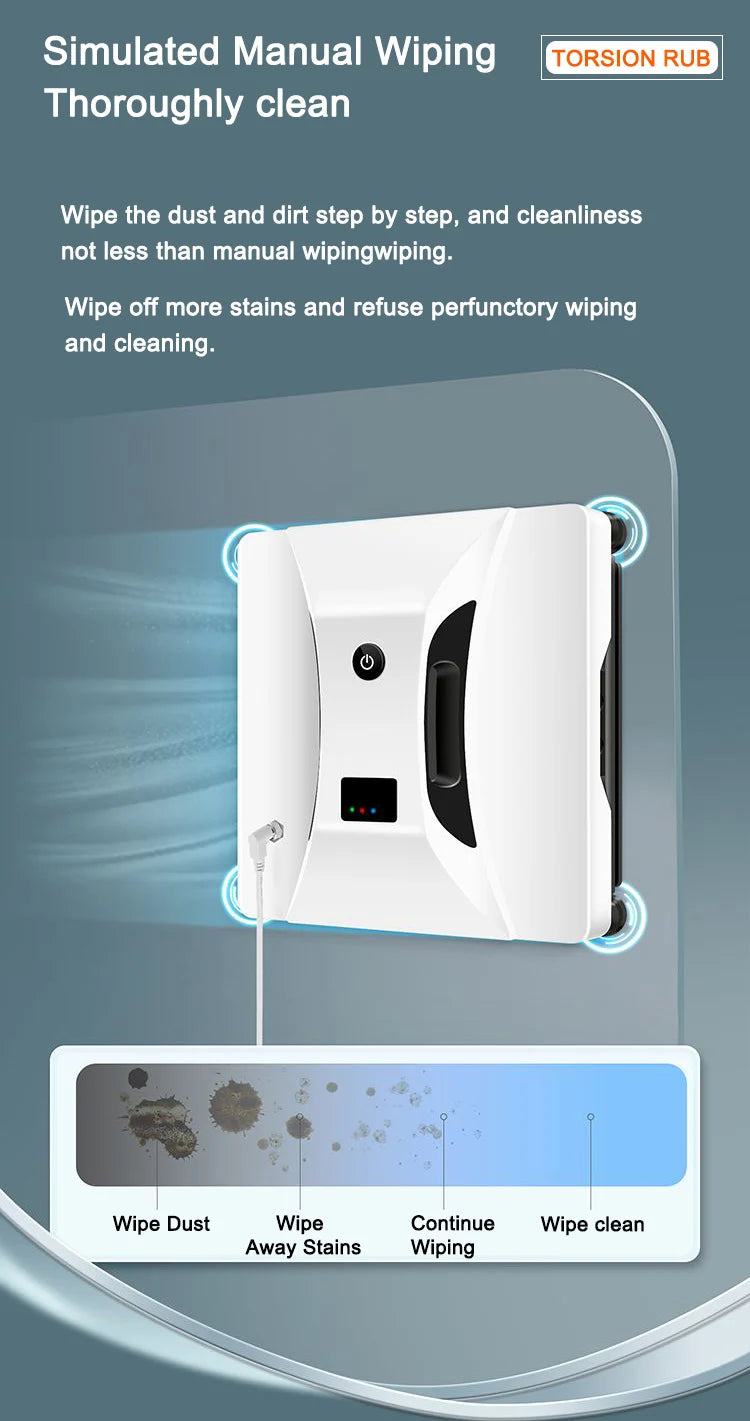 Clearance Robot Window Cleaner Fall Protection Remote Control