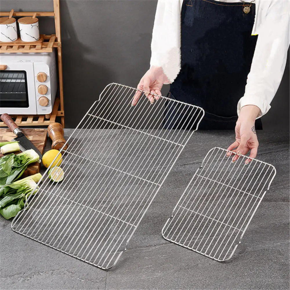 Nonstick Metal Cake Cooling Rack Grid Net Baking
