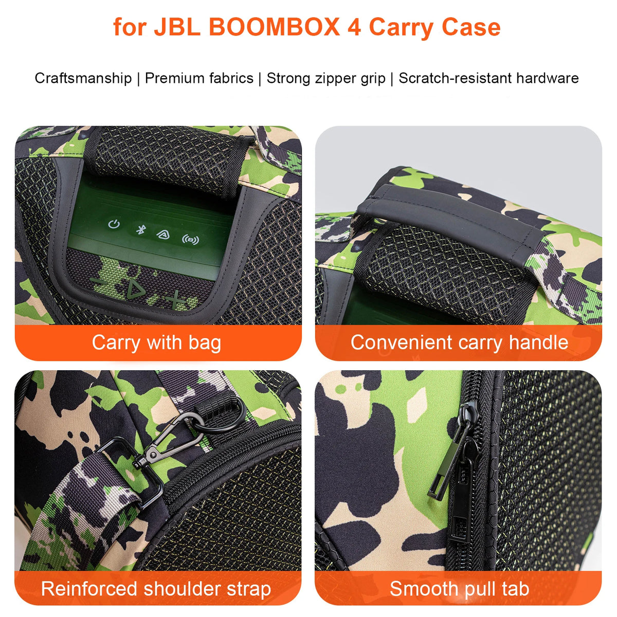Jbl Boombox Speaker Storage Bag - Wireless Bluetooth-Compateble