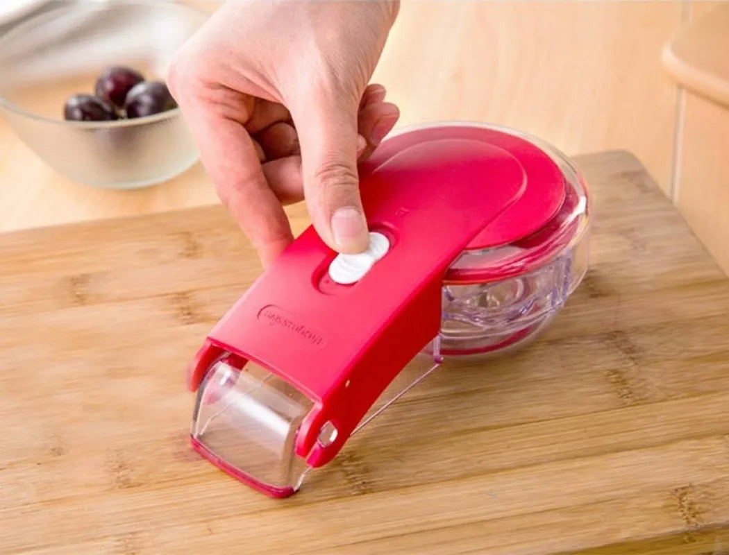 Hole Cherry Corer Container Novelty Super Cherry Pitter