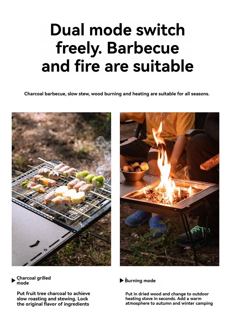 Campingmoon Ug-1 Igt Carbon Grill Camping Table Expansion