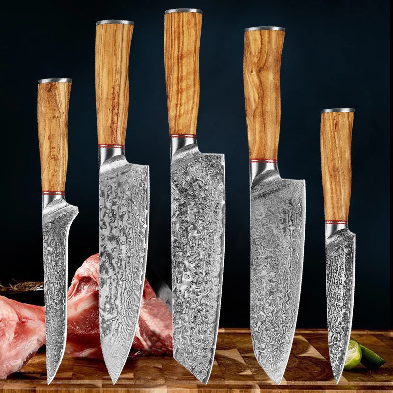 Damascus Steel Knife 67 Layer Slicing Knife Meat